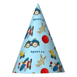 Personalized Cute Kids Toys Pattern Party Hat