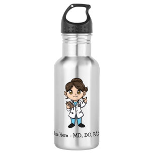 Personalized Cute Medical Professional 532 Ml Water Bottle