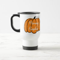 Personalized Cute Orange Good Morning Pumpkin