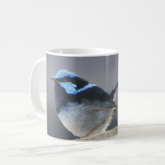 Personalized Cute Superb Fairywren Coffee Mug