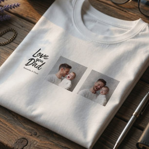 Personalized Dad Photo  Custom Father’s Day T-Shirt