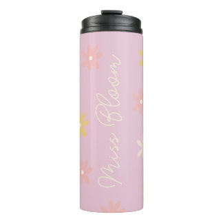 Personalized Daisy Thermal Tumbler