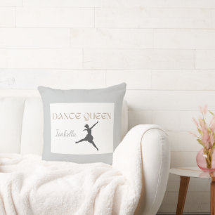 Personalized Dance Queen, Gift or Her, Ballet Cushion