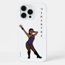 Personalized Dancer Purple Silver Print # 1