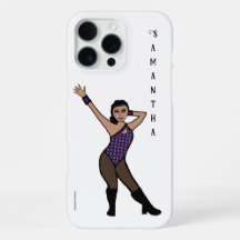 Personalized Dancer Purple Silver Print #2