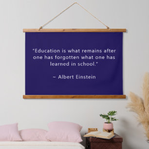Personalized Dark Blue 36x26 Inspirational Hanging Tapestry