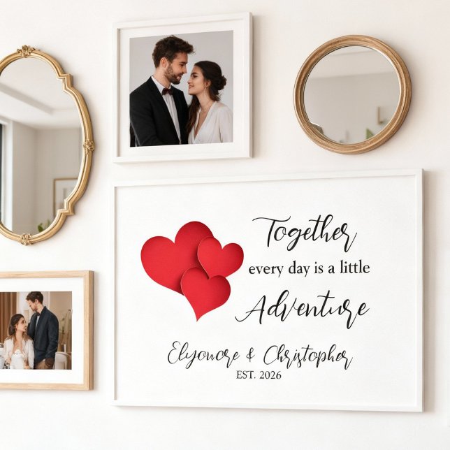 Personalized Date Together Every Day Adventure Poster (Creator Uploaded)