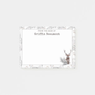 Personalized Deer Hunting From the Desk of  Post-it Notes