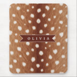 Personalized Deer Print Neutral Aesthetic Gifts Mouse Pad<br><div class="desc">With this adorable personalized deer print collection, you can incorporate a little bit of the wild into your daily life. These designs are ideal for anyone who like nature, woodland themes, or distinctive, personalized presents. They are inspired by the graceful beauty of deer and their recognizable spotted coats. You may...</div>