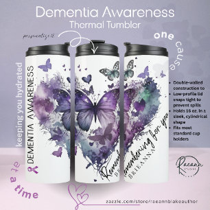 Personalized Dementia Awareness Thermal Tumbler