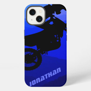 Personalized Dirt Bike Night Ride Motocross iPhone 13 Case