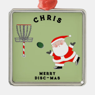 personalized disc golf collectible metal tree decoration