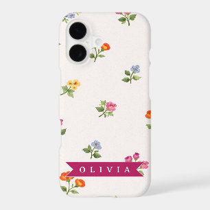 Personalized Ditsy Floral Cottagecore Wildflower