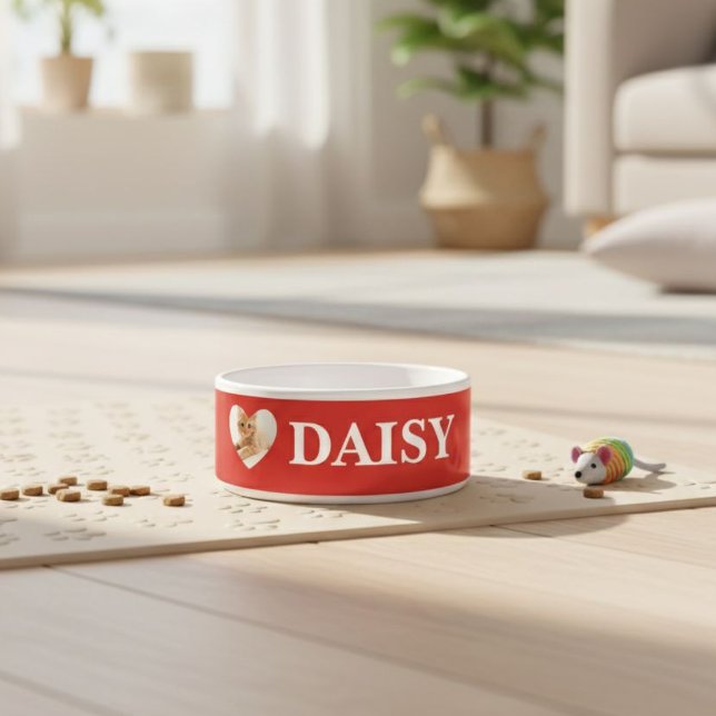 Personalized dog bowl with pet's photo + name Pers (Creator Uploaded)