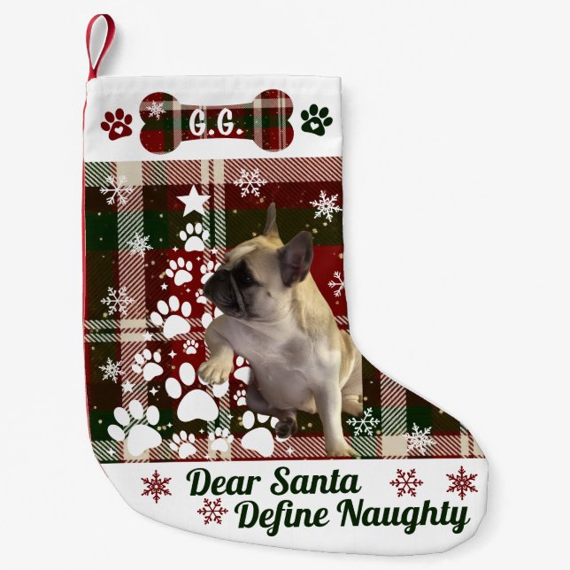 Personalized Dog, Cat, Animal Christmas Stocking (Front)