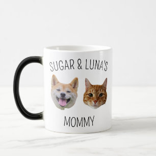 Personalized Dog Cat Face Mug, Mug gift for Mom