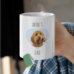Personalized Dog Dad Valentine Custom Pet Coffee Mug