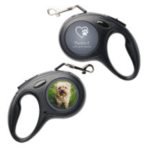 Personalized Dog Leash Gray 'sniff, pull, repeat'