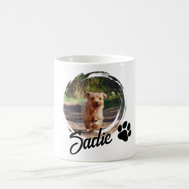 Personalized Dog Lover Gift - Custom Photo & Name Coffee Mug (Center)
