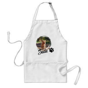 Personalized Dog Lover Gift - Custom Photo & Name Standard Apron
