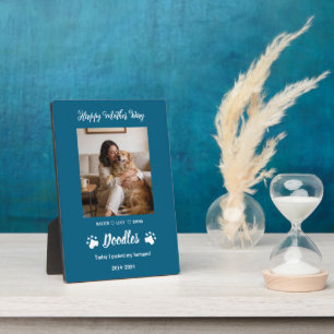 Personalized Dog Mom with Custom Name Happy Plaque