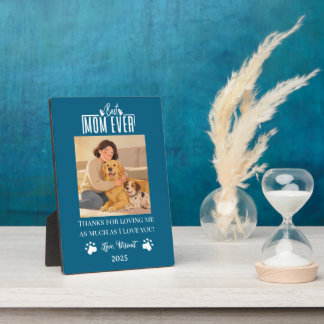 Personalized Dog Mom with Custom Name | Happy  Plaque