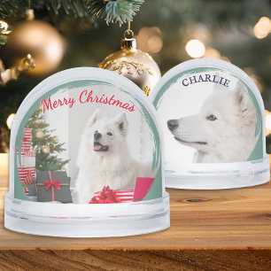 Personalized Dog Photo Custom Pet Keepsake Snowglobe