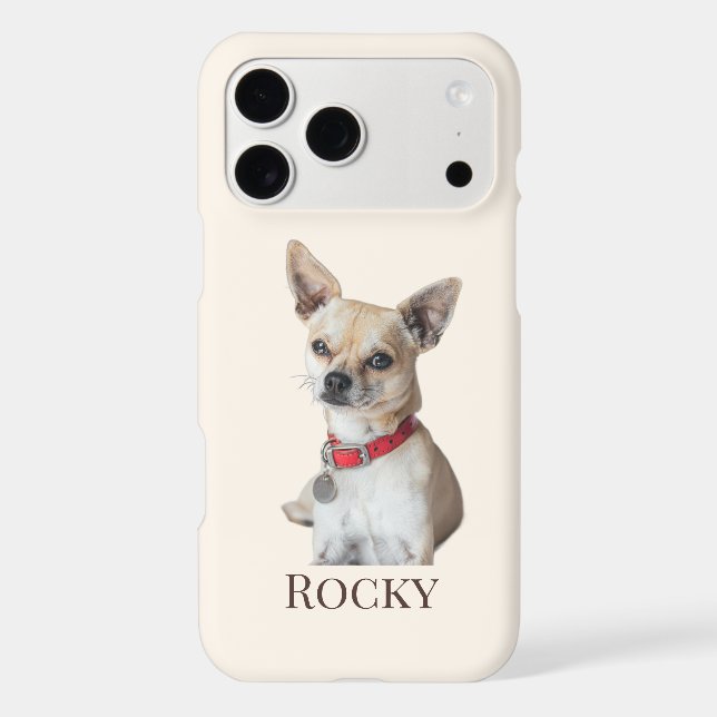 Personalized Dog Photo | Custom Pet Name  (Back)