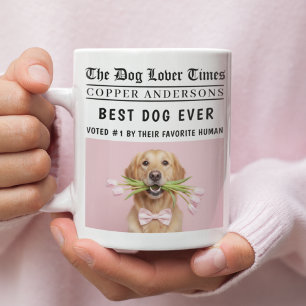 Personalized Dog Photo Valentine Gifts Custom Coffee Mug