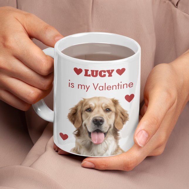 Personalized Dog Photo Valentine’s Day Mug (Creator Uploaded)