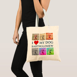 Personalized Dog Pop Art Pet Lover Gift Tote Bag