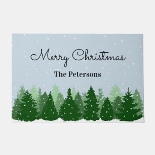 Personalized Doormat Merry Christmas