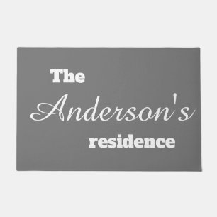 Personalized Doormat - The Anderson's Residence