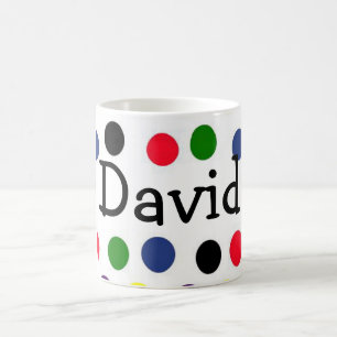 Personalized Doted Mug