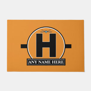 Personalized Drone landing pad Doormat