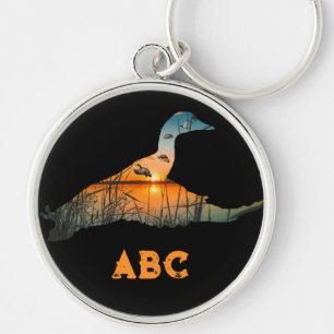 Personalized Duck Hunter Gifts, Mallard Key Ring