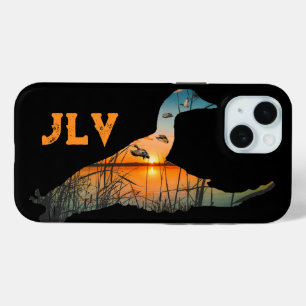 Personalized Duck Hunting iPhone 15 Case