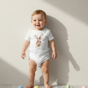 Personalized Easter Bunny   Custom Name Baby T-Shirt