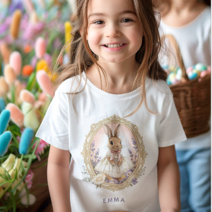 Personalized Easter Bunny Custom Name Baby T-Shirt