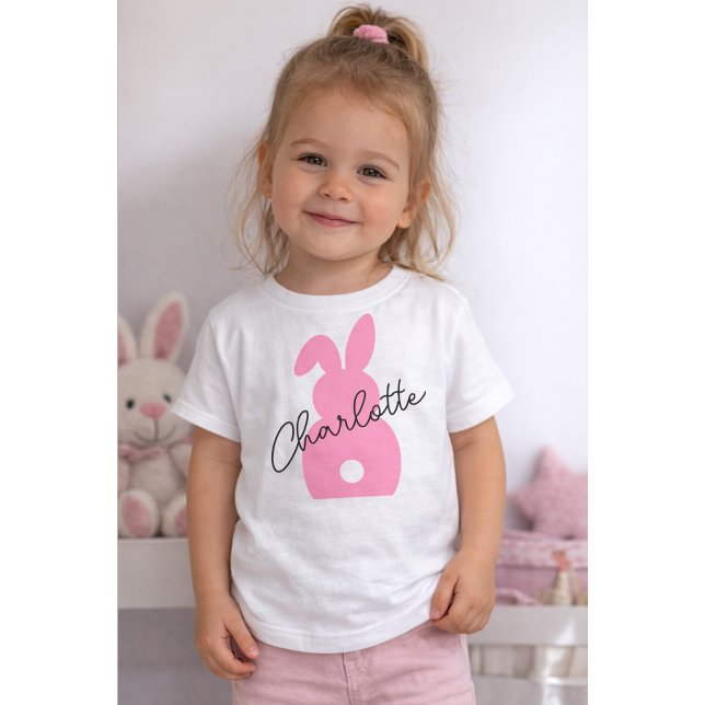 Personalized Easter Bunny, Custom Name  Toddler T-Shirt (Creator Uploaded)