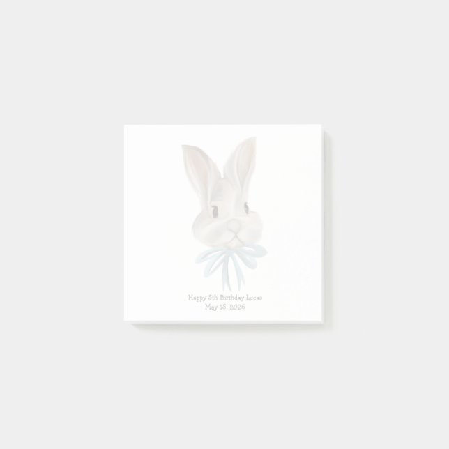Personalized Easter Bunny Notes  (Front)