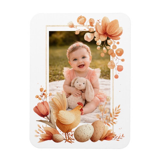 Personalized Easter Photo Keepsake  Magnet (Vertical)