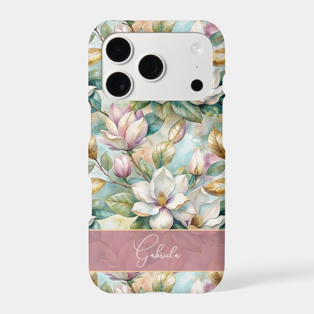 Personalized Elegant Blossom Gold (Back)