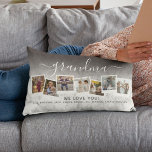 Personalized Elegant Grandma Photo Collage Marble Lumbar Cushion<br><div class="desc">Grandma we love you! This gorgeous personalized lumbar pillow is the perfect gift to let your grandmother know how much you love her. Simply upload your favorite pictures and customize the text to make this a extra special unique gift. Grandma can be changed to any family member, whether be grandad,...</div>