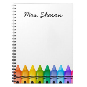 Personalized Elementary Primary Teacher Name Notebook
