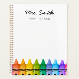 Personalized Elementary Primary Teacher Name Planner
