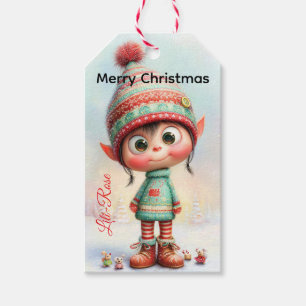Personalized Elf Gift Tags   North Pole Christmas 