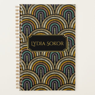 Personalized Embroidered-Style Planner