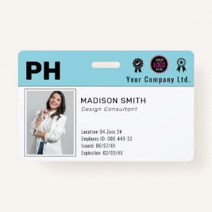 Personalized Employee Photo ID Company Security Ba ID Badge