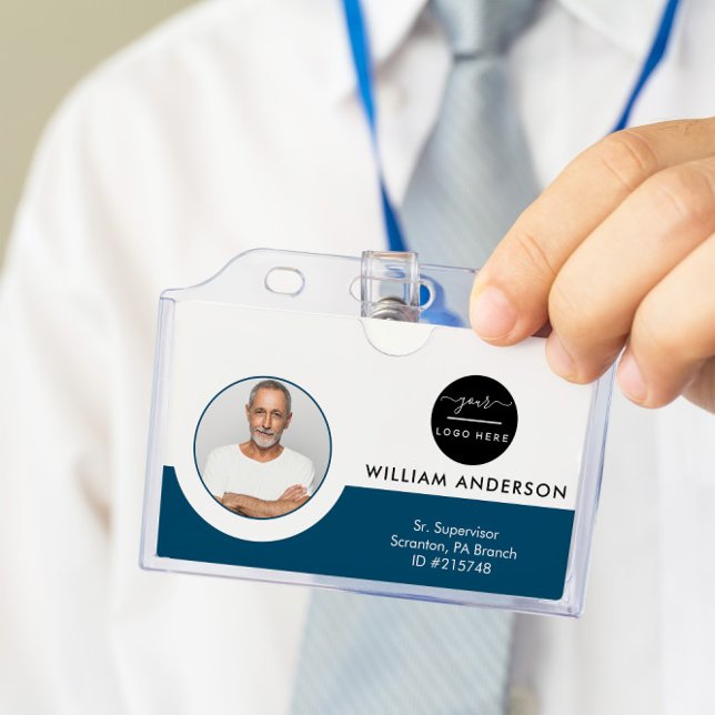 Personalized Employee Photo ID Company Security Ba ID Badge (Creator Uploaded)
